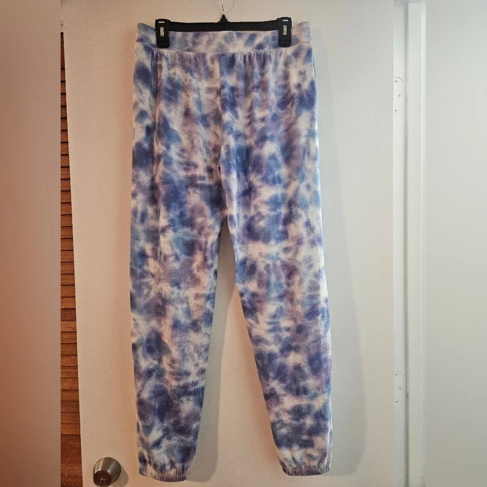 New P.J. Salvage Blue and White Joggers - Picture 5 of 7